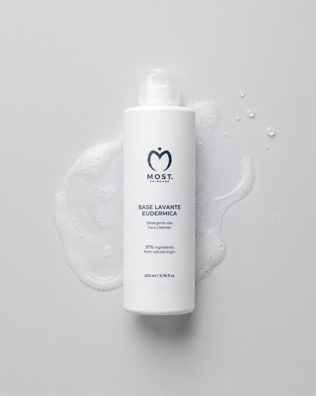 MOST Base Lavante Eudermica detergente viso 200 ml con schiuma